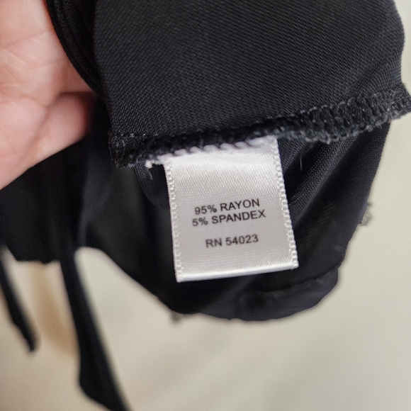 Banana Republic Womens Sleeveless Black Stretch Blouse XS. Capsule. Monocrome - Picture 6 of 6